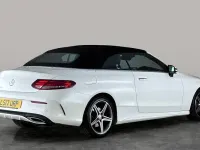 Used Mercedes C220 AMG line 170 HP (125 kW) 2017 White Cabriolet