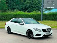 Used Mercedes E220 AMG 2014 White Sedan