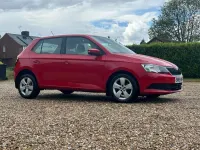 Used Skoda Fabia SE 90 HP (66 kW) 2015 Red Hatchback