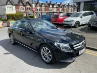 Begagnad Mercedes C220 AMG Line Premium 2016 Svart Sedan