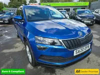 Usado Skoda Karoq SE 115 HP (84 kW) 2020 Azul SUV