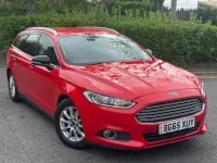 Used Ford Mondeo Zetec 120 HP (88 kW) 2015 Red Estate