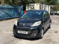 Used Peugeot 107 Active 68 HP (50 kW) 2013 Black Hatchback