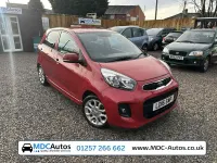 Used Kia Picanto 84 HP (61 kW) 2016 Red Hatchback