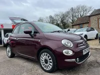 Used Fiat 500 Lounge 69 HP (50 kW) 2017 Red Hatchback