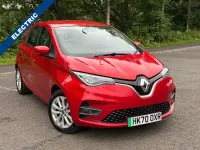 Used Renault Zoe Iconic 100 kW (136 HP) 2020 Red Hatchback