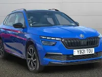 Used Skoda Kamiq Monte Carlo 116 HP (85 kW) 2020 Blue SUV