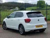 Used VW Polo R-line 115 HP (84 kW) 2019 White Hatchback