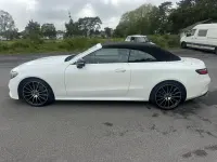 Używany Mercedes E220 AMG line 2021 Biały Kabriolet
