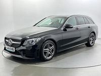 Used Mercedes C300 AMG line 245 HP (180 kW) 2019 Black Estate