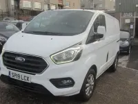 Used Ford Transit Custom Limited 170 HP (125 kW) 2019 White Van