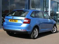 Used Skoda Rapid SE 95 HP (69 kW) 2018 Blue Hatchback