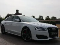 Used Audi A8 Black Edition 262 HP (192 kW) 2017 White Sedan