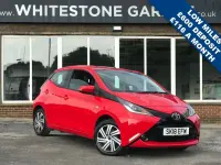 Used Toyota Aygo X-play 68 HP (50 kW) 2018 Red Hatchback