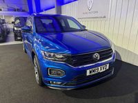 Begagnad VW T-Roc R-line 150 HK (110 kW) 2019 Blå SUV