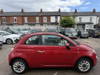 Used Fiat 500 69 HP (50 kW) 2016 Red Cabriolet