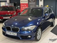 Used BMW 120 Sport Line 184 HP (135 kW) 2018 Blue Hatchback
