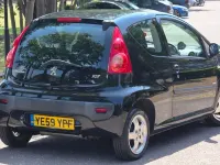 Used Peugeot 107 68 HP (50 kW) 2009 Black Hatchback