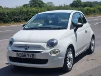 Used Fiat 500 Pop 69 HP (50 kW) 2017 White Hatchback
