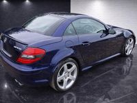 Used Mercedes SLK55 AMG 360 HP (264 kW) 2005 Blue Cabriolet