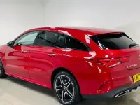 Used Mercedes CLA250e Shooting Brake AMG Line Premium 218 HP (160 kW) 2022 Red Estate