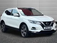 Used Nissan Qashqai N-Connecta 115 HP (84 kW) 2018 Storm white SUV