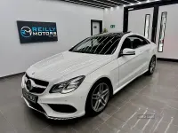 Used Mercedes E220 AMG line 2015 White Coupe