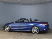 Used Mercedes C220 AMG line 2018 Blue Cabriolet