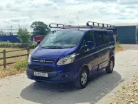 Used Ford Transit Custom Limited 125 HP (91 kW) 2015 Blue Van
