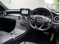 used Mercedes C220 C-Class 2019 (68) MERCEDES BENZAMG LINE PREMIUM ESTATE DIESEL AUTO BLACK