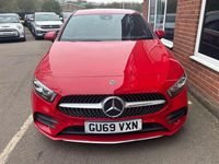 Used Mercedes A200 AMG line 163 HP (119 kW) 2019 Red Hatchback