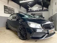 Used Mercedes A180 AMG line 109 HP (80 kW) 2016 Black Hatchback