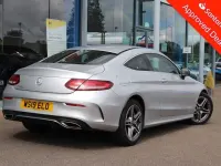 Usado Mercedes C300 AMG line 258 CV (189 kW) 2019 Plateado Coupe