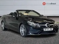 Usado Mercedes E350 AMG line 258 CV (189 kW) 2015 Negro Descapotable
