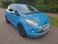 Used Ford Ka Zetec 69 HP (50 kW) 2014 Blue Hatchback