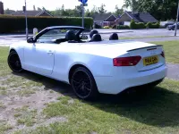 Used Audi A5 Cabriolet S-Line 177 HP (130 kW) 2014 White Cabriolet