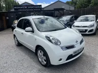 Used Nissan Micra N-TEC 79 HP (58 kW) 2009 White Hatchback