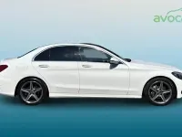 Used Mercedes C220 AMG Line Premium Plus 2017 White Sedan