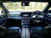 Used Mercedes E200 AMG line 184 HP (135 kW) 2020 Blue Estate