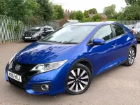 Used Honda Civic SE Plus 142 HP (104 kW) 2016 Blue Hatchback