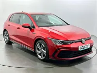 Second-hand VW Golf VIII R-line 2021 Roșu Hatchback