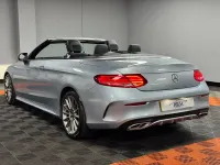 Used Mercedes C220 AMG line 170 HP (125 kW) 2018 Silver Cabriolet