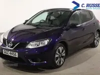 Used Nissan Pulsar Tekna 115 HP (84 kW) 2017 Blue Hatchback