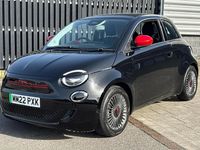 Used Fiat 500e Red 69 kW (94 HP) 2022 Black Hatchback