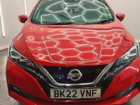 Used Nissan Leaf Tekna 110 kW (150 HP) 2022 Red Hatchback