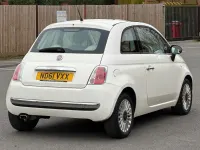 Used Fiat 500 Lounge 69 HP (50 kW) 2012 White Hatchback