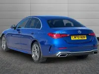 Used Mercedes C300 AMG line 308 HP (226 kW) 2022 Blue Sedan