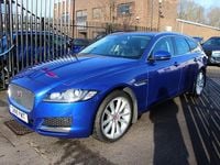Used Jaguar XF Sportbrake Portfolio 250 HP (183 kW) 2019 Blue Estate