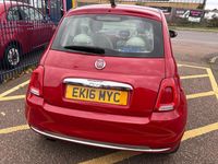 Used Fiat 500 Lounge 69 HP (50 kW) 2016 Red Hatchback