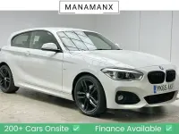 Begagnad BMW 120 M Sport 2015 Vit Halvkombi